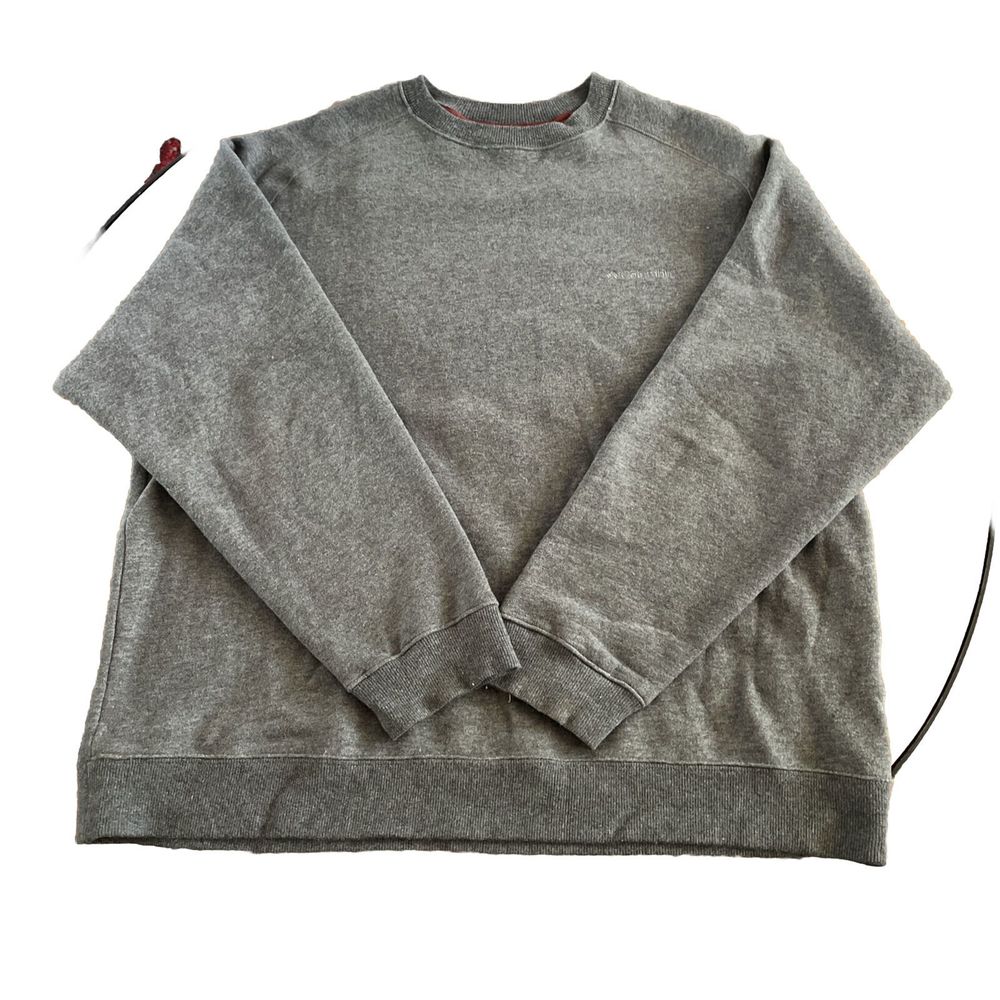 Columbia Mens XL Pullover Sweater Gray